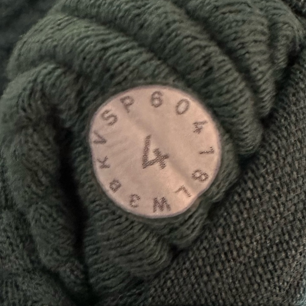 Lululemon On Repeat Mock Neck Pullover Sweater Green Smoke Size 4 - Picture 14 of 14